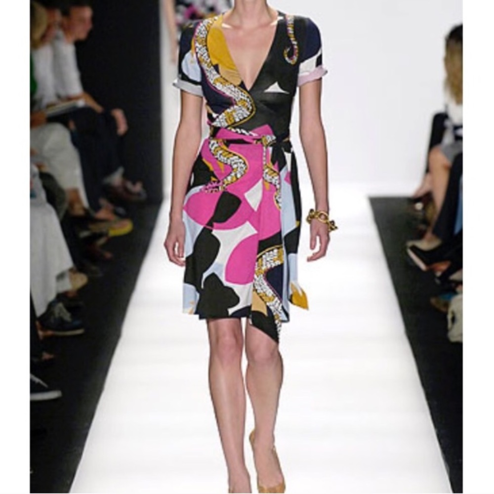 Diane von Furstenberg Wrap Dress (Snake Pattern!)
